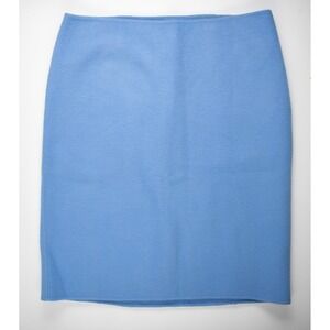 Talbots Women's Blue Pencil Skirt Size 10 Zipper Closure Business Casual